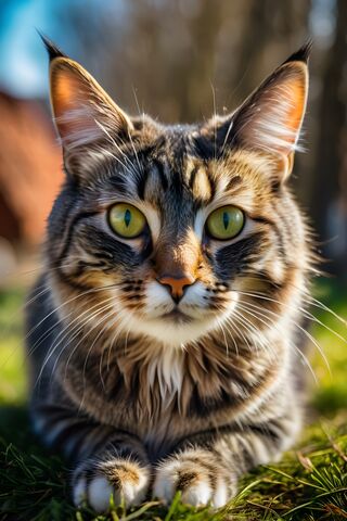 Majestic Feline Gaze 🐾✨