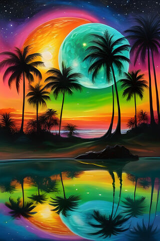 Colorful Beach