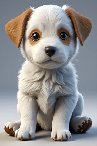 Adorable Puppy Portrait 🐶✨