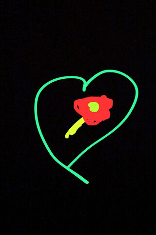 Heartfelt Bloom 🌹💚