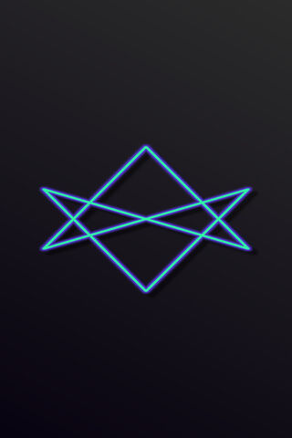 Neon Geometric Design ✨