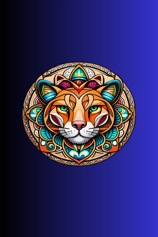 Majestic Tiger Mandala ..