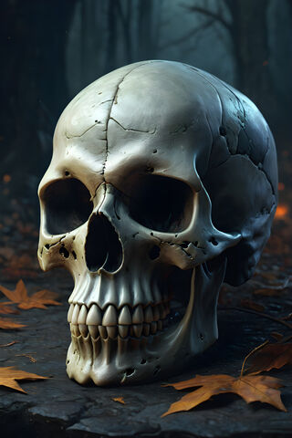 Mysterious Skull in the Forest 🌲💀