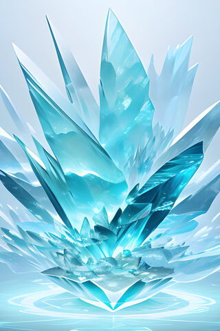Mystical Radiance: The Crystal Blue Gem