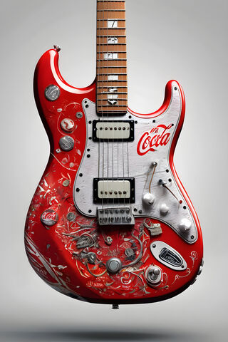 Coca-Cola Electric Guitar