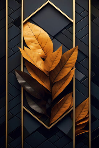 Elegant Autumn Leaves 🍂✨