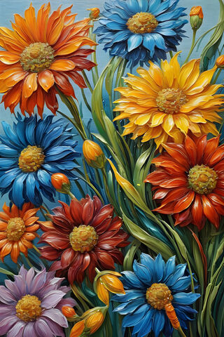 Vibrant Floral Symphony..