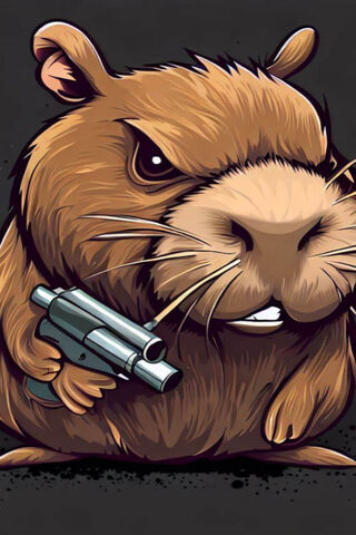 Gangster Gopher: The Wild Side of Nature! 🐹🔫