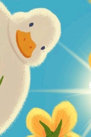 Cheerful Duck Under the Sun ☀️🦆