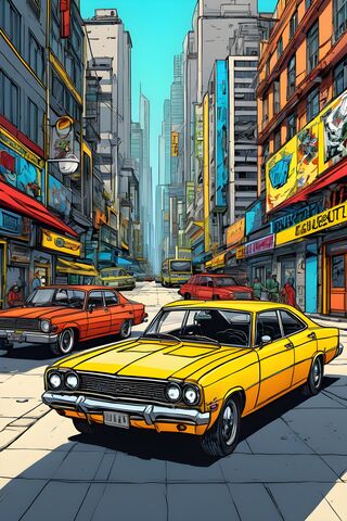 Retro City Vibes 🚗🌆
