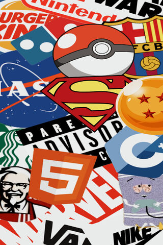 Iconic Logos Collage 🎨✨