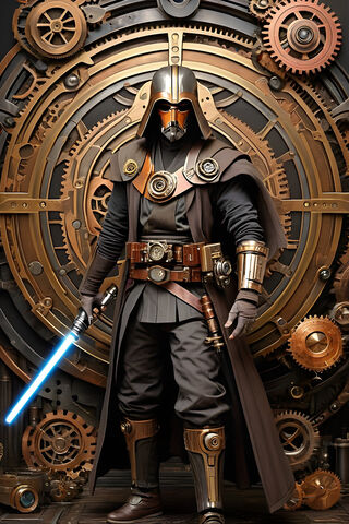 Steampunk Jedi Warrior ⚔️✨