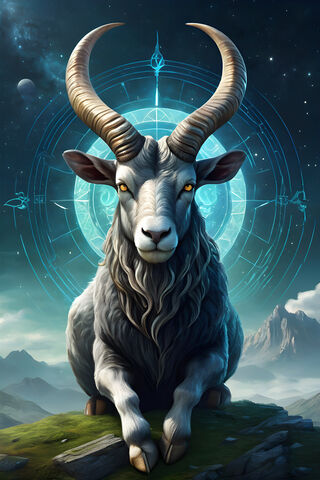 Majestic Mountain Guardian 🐐✨