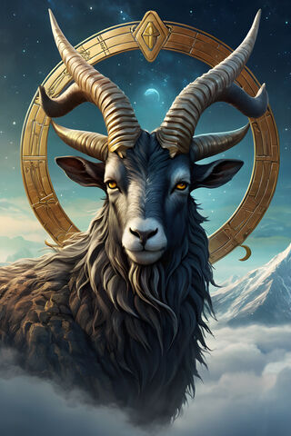 Majestic Mountain Guardian 🐐✨