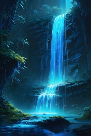 Enchanted Waterfall 🌊✨