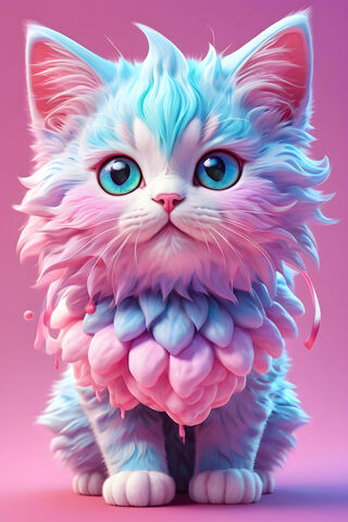 Cotton Candy Kitten 14
