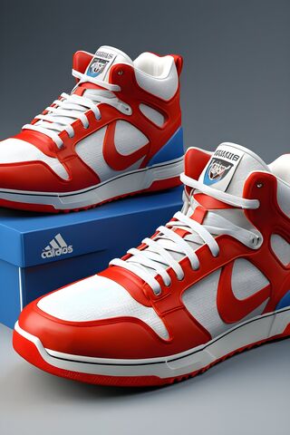 Bold Style: Retro Red Sneakers 🔥👟