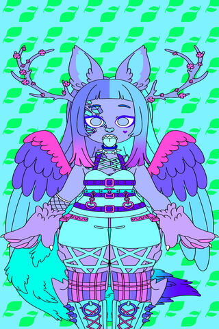 Enchanted Creature in Pastel Vibes 🌈✨
