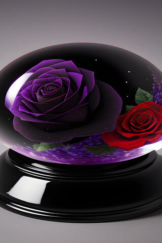 Enchanted Rose Globe 🌹✨