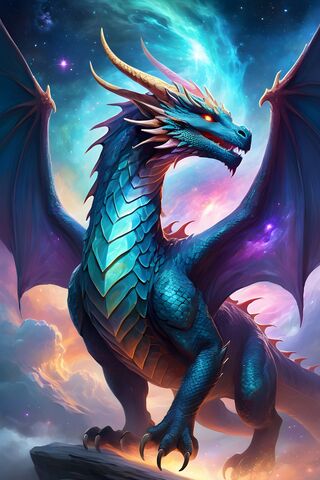 Majestic Cosmic Dragon ..