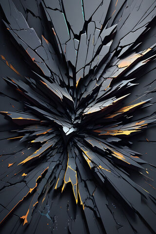 Cracked Obsidian Backgr..
