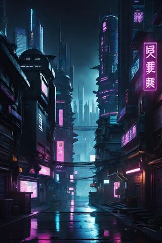 Neon Dreams: A Cyberpun..