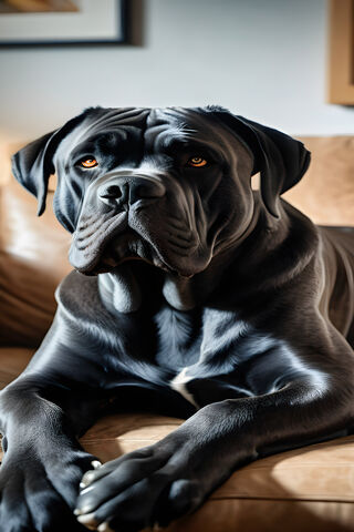 Cane Corso Laying Down