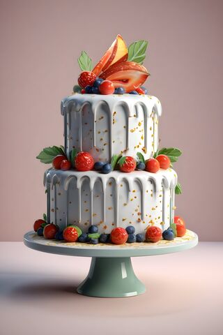 Delightful Drip Cake 🍰✨