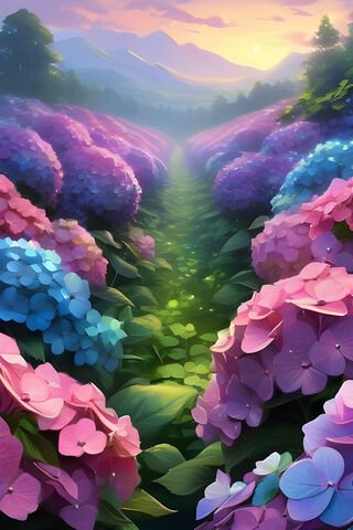 Camino De Hortensias
