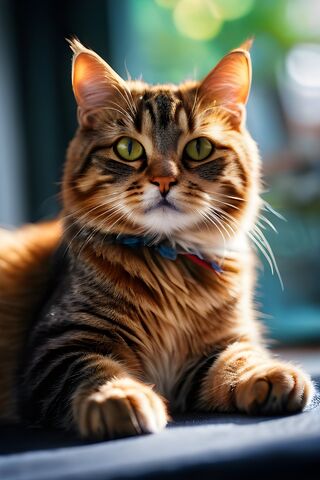 Feline Royalty: The Cat..
