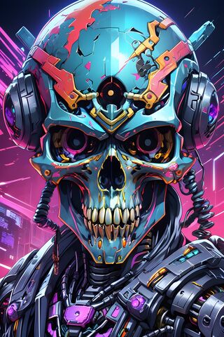 Cyberpunk Skull Vibes 💀✨