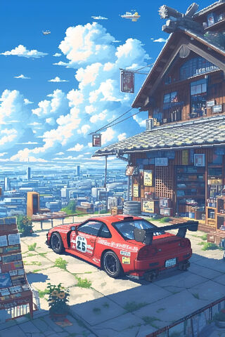 Retro Racing Dreams 🚗✨