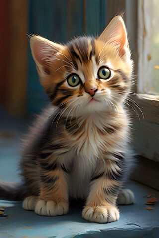 Adorable Kitten Curiosi..