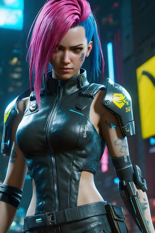 Cyberpunk 2077 Anime Girl