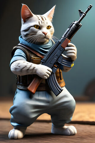 Feline Warrior: The Cat..