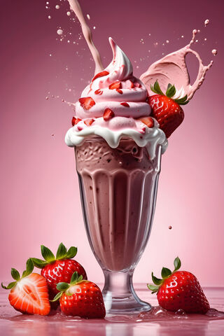 Chocolate, Strawberry Shake 7