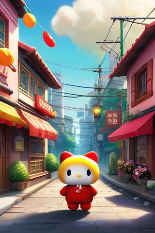 Hello Kitty's Colorful ..
