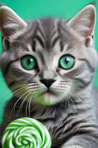 Cat. With Green Eyes