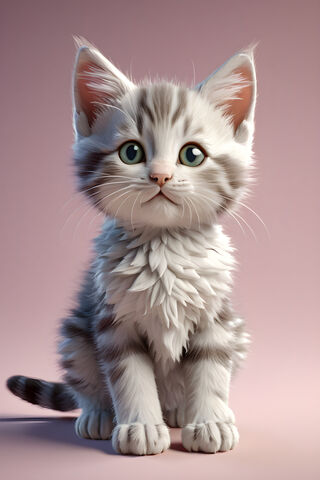 Adorable Fluffy Kitten 🐾