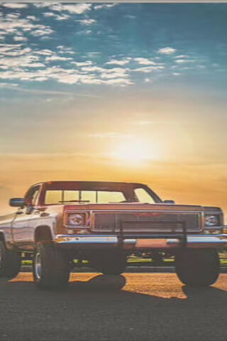 Classic Truck at Sunset 🌅🚗