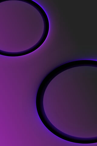 Mystical Circles in Purple Glow ✨🔵