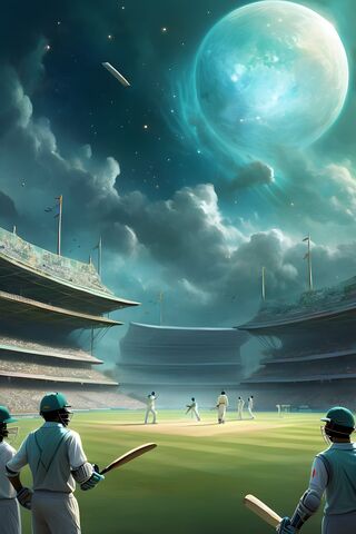 Cosmic Cricket: A Match Beyond the Stars 🌌🏏