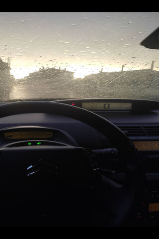 Rainy Drive Vibes 🌧️🚗