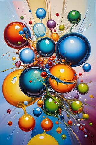 Colorful Splash of Joy ..