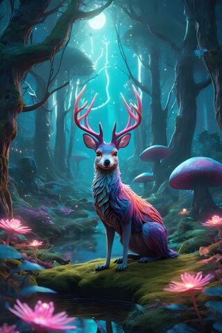 Creatures Of The Woods Fantasy