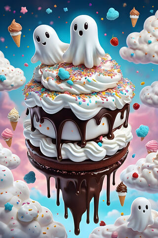 Cake Ghosts