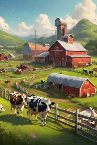 Serene Pastures: A Day ..