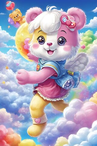 Adorable Bear in a Drea..