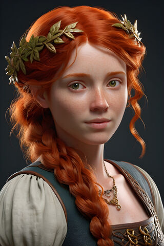 Celtic Red Hair Cutie