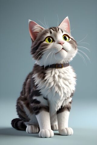 Adorable Animated Cat 🐱✨